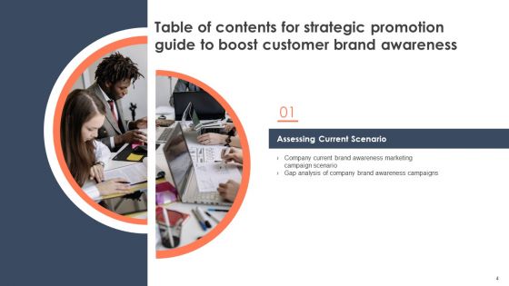 Strategic Promotion Guide To Boost Customer Brand Awareness Ppt PowerPoint Presentation Complete Deck With Slides