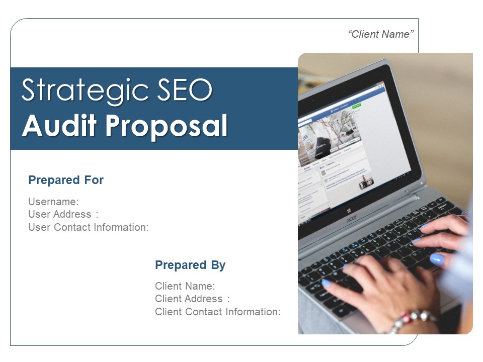 Strategic SEO Audit Proposal Ppt PowerPoint Presentation Complete Deck With Slides