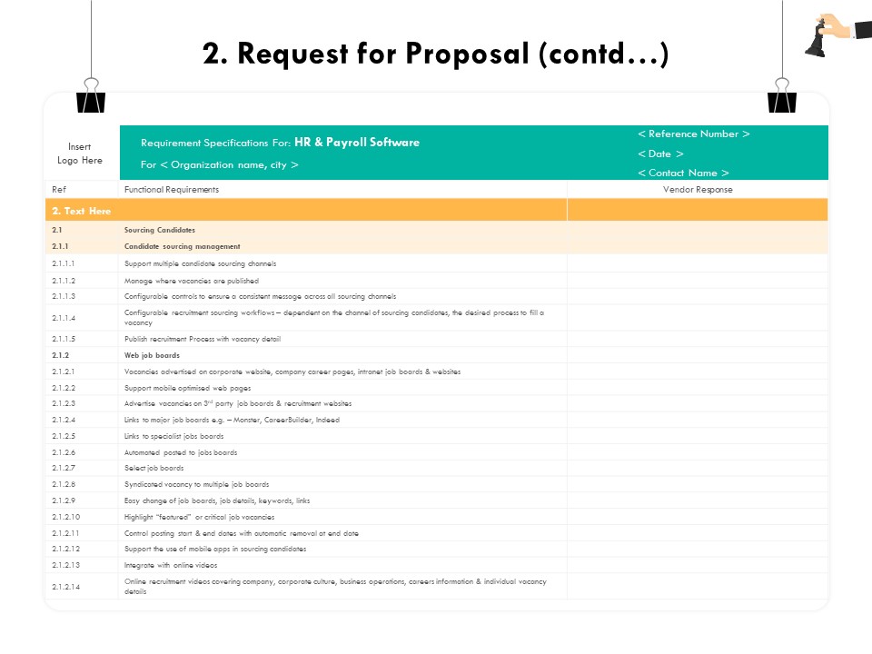 Strategic Sourcing For Better Procurement Value 2 Request For Proposal Contd Ppt Infographic Template Show PDF