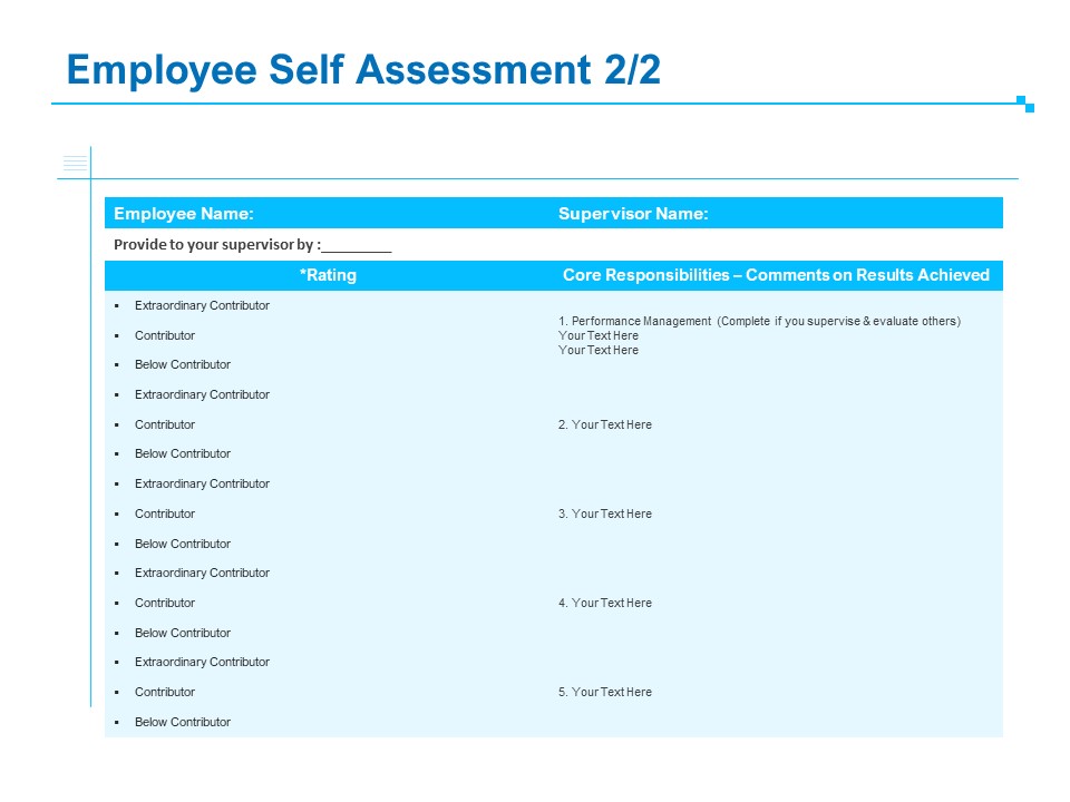 Strategic Talent Management Employee Self Assessment Planning Ppt PowerPoint Presentation Layouts Demonstration PDF
