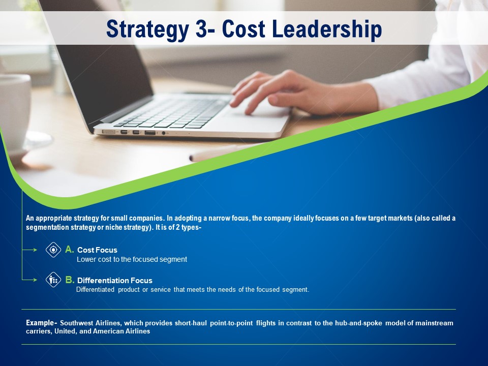 Strategies Distinguish Nearest Business Rivals Strategy 3 Cost Leadership Ppt Ideas File Formats PDF