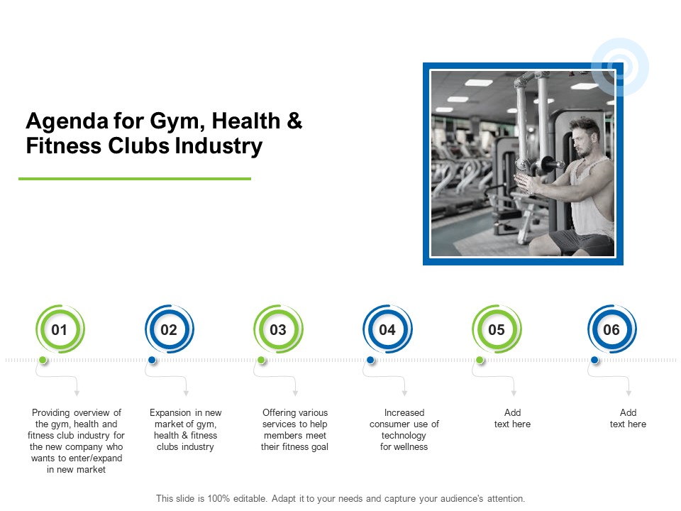 Strategies To Enter Physical Fitness Club Business Agenda For Gym Health And Fitness Clubs Industry Professional PDF
