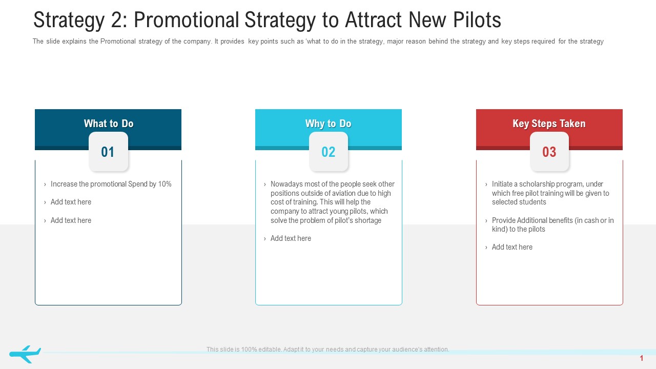 Strategy 2 Promotional Strategy To Attract New Pilots Guidelines PDF
