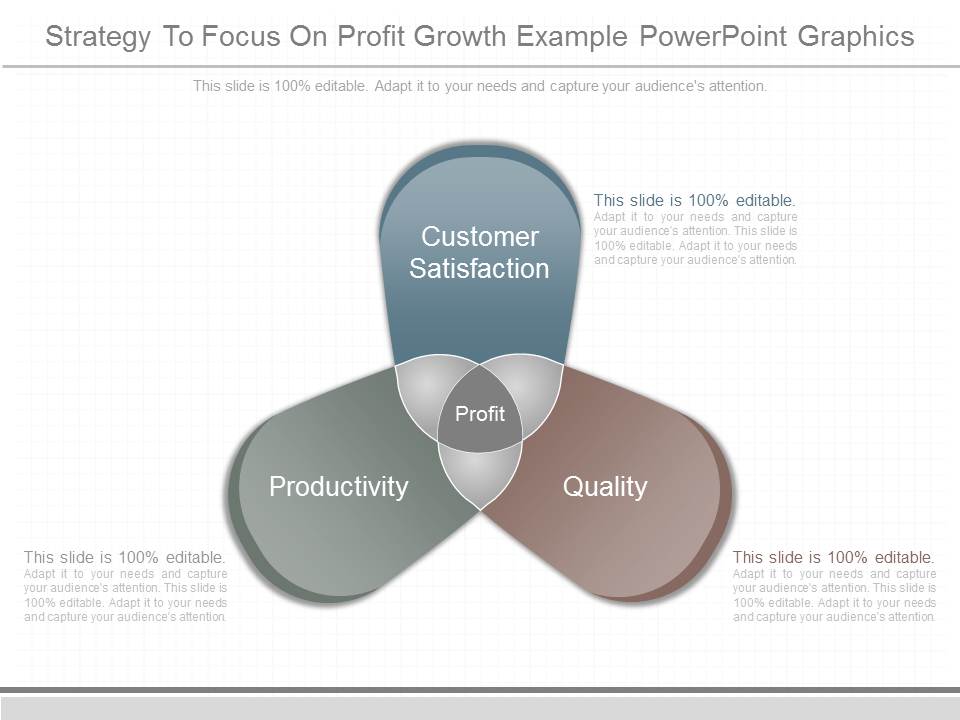 Strategy To Focus On Profit Growth Example Powerpoint Graphics