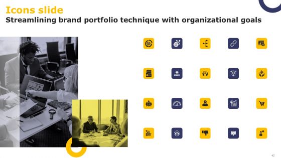 Streamlining Brand Portfolio Technique With Organizational Goals Ppt PowerPoint Presentation Complete Deck With Slides