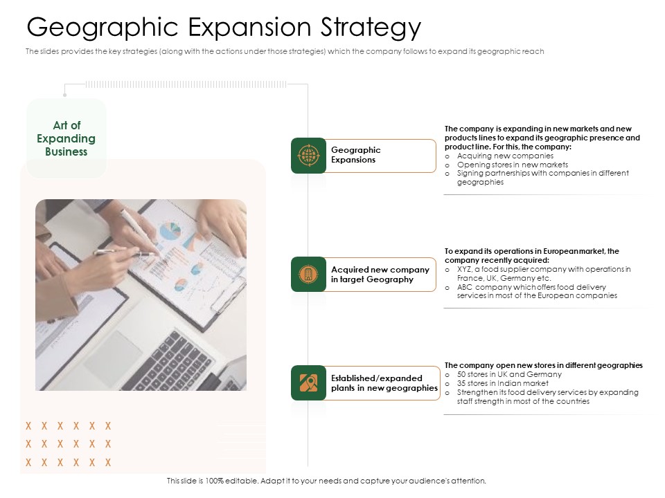 Substitute Financing Pitch Deck Geographic Expansion Strategy Designs PDF
