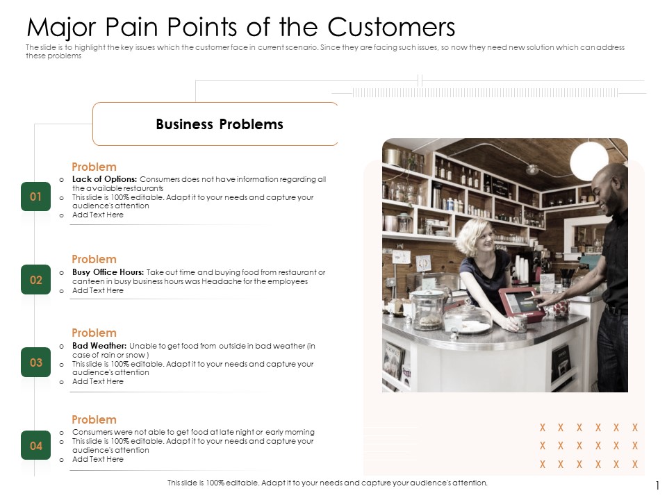 Substitute Financing Pitch Deck Major Pain Points Of The Customers Guidelines PDF