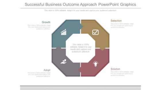 Successful Business Outcome Approach Powerpoint Graphics