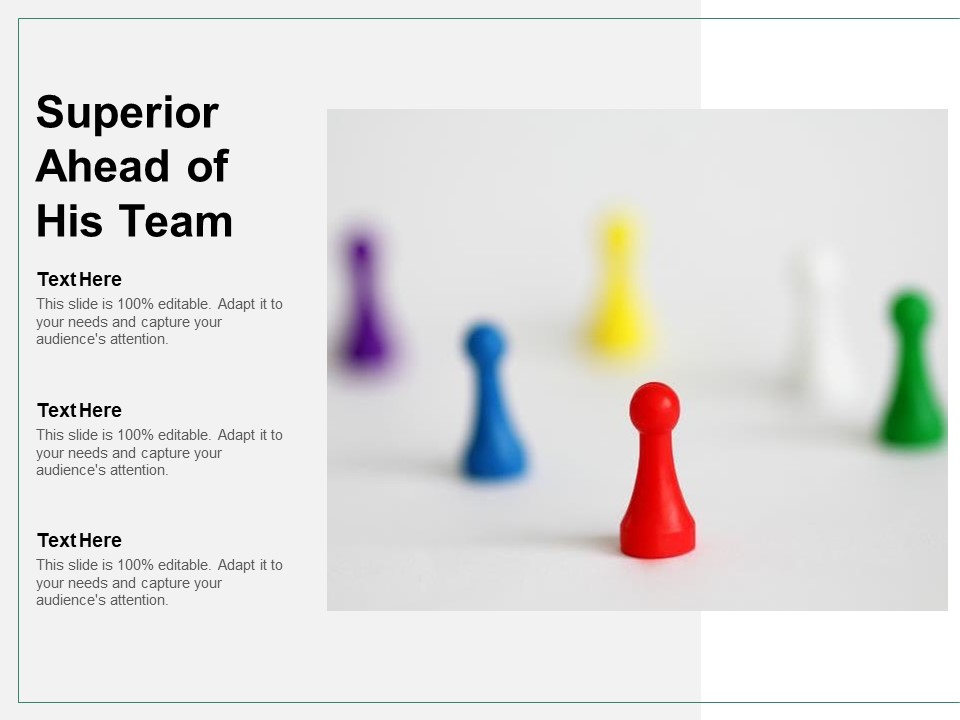 Superior Ahead Of His Team Ppt PowerPoint Presentation Templates