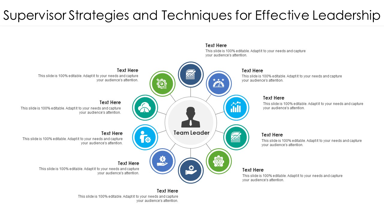 Supervisor Strategies And Techniques For Effective Leadership Ppt PowerPoint Presentation Slides Design Ideas PDF