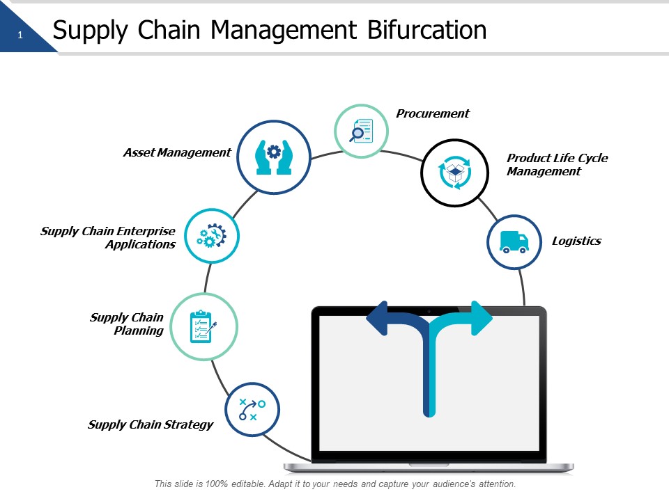 Supply Chain Management Bifurcation Ppt PowerPoint Presentation Icon Graphics Download