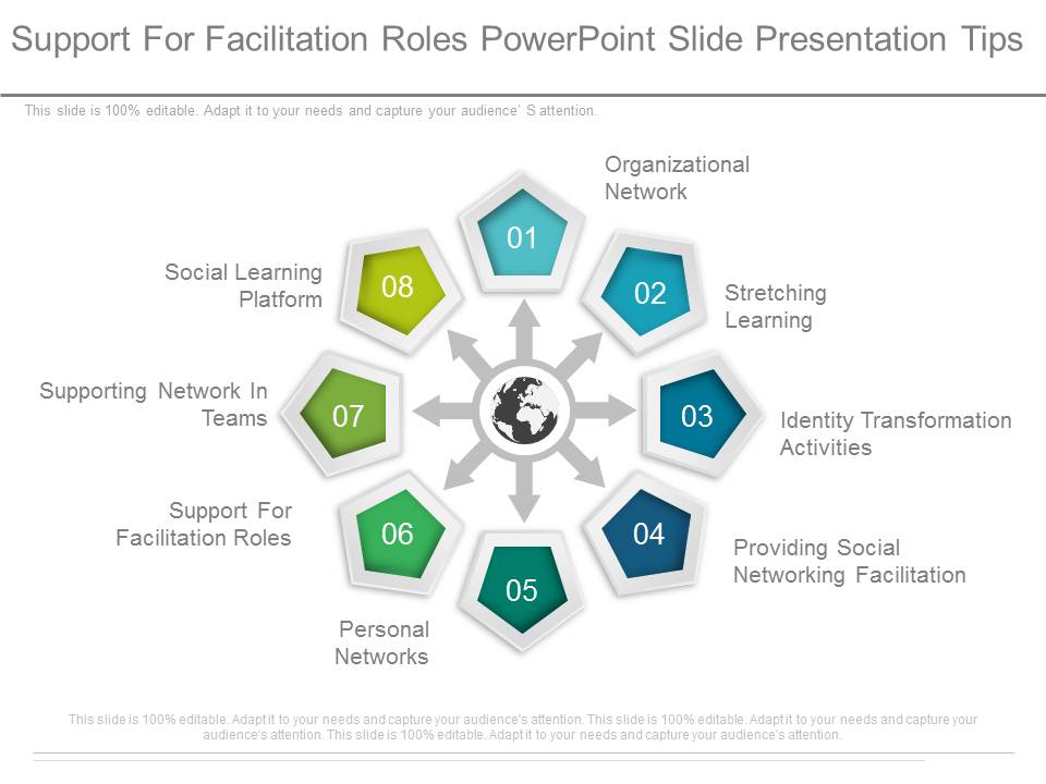 Support For Facilitation Roles Powerpoint Slide Presentation Tips