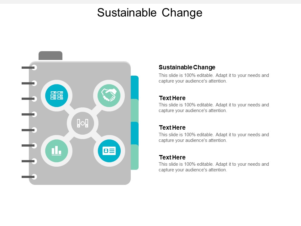 Sustainable Change Ppt PowerPoint Presentation Model Introduction Cpb