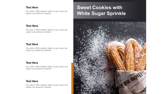 Sweet Cookies With White Sugar Sprinkle Ppt PowerPoint Presentation Pictures Smartart