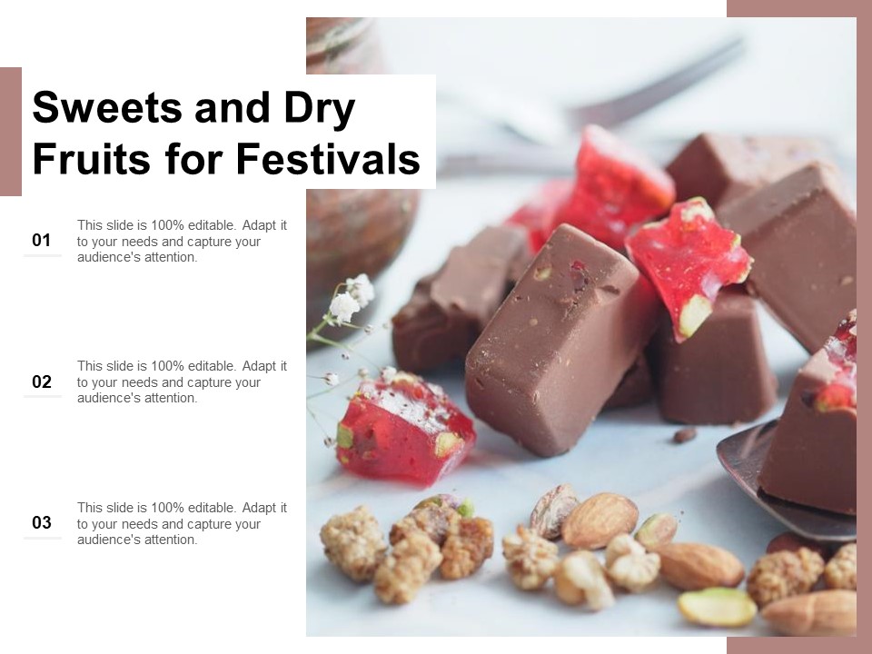 Sweets And Dry Fruits For Festivals Ppt PowerPoint Presentation Icon Slides