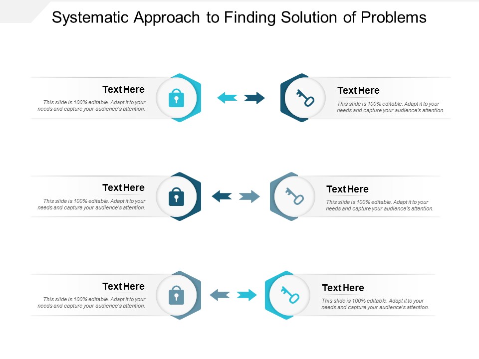 Systematic Approach To Finding Solution Of Problems Ppt PowerPoint Presentation Icon Clipart