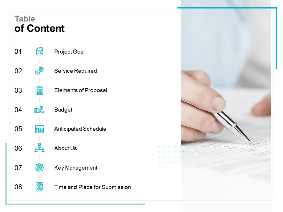 Table Of Content Ppt PowerPoint Presentation Inspiration Clipart Images