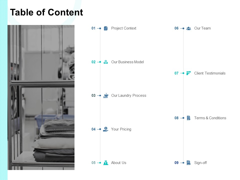 Table Of Content Project Context Ppt PowerPoint Presentation Icon Inspiration