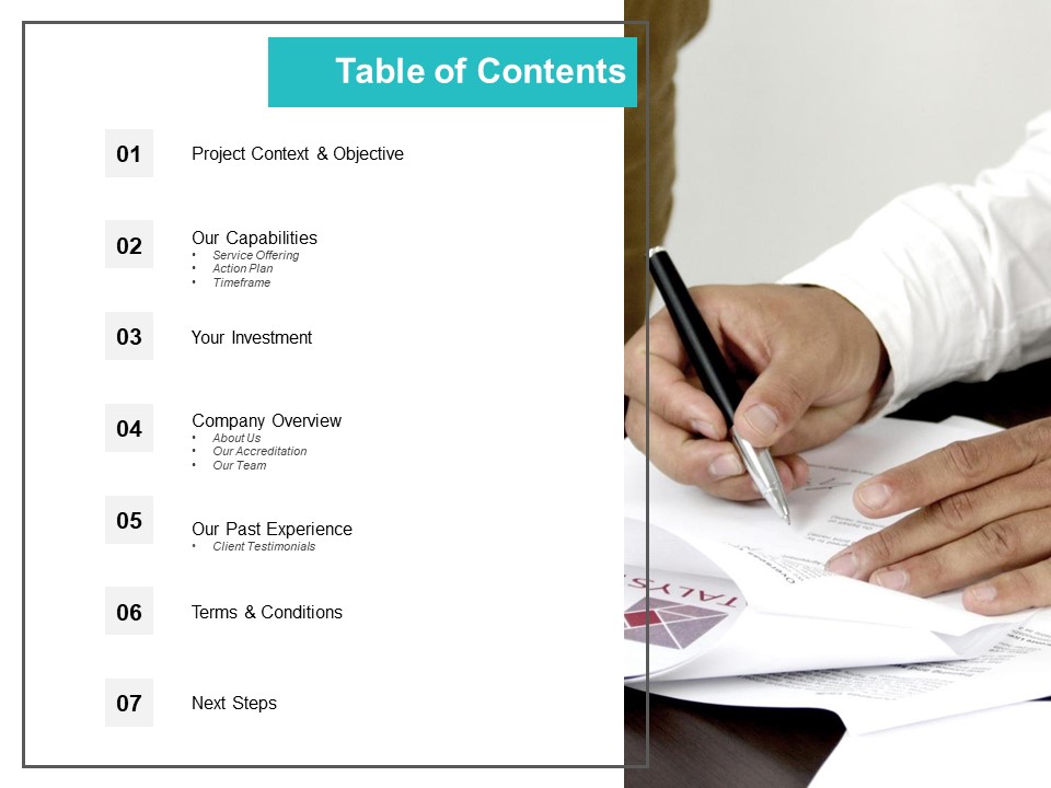 Table Of Contents Experience Ppt PowerPoint Presentation Infographic Template Deck