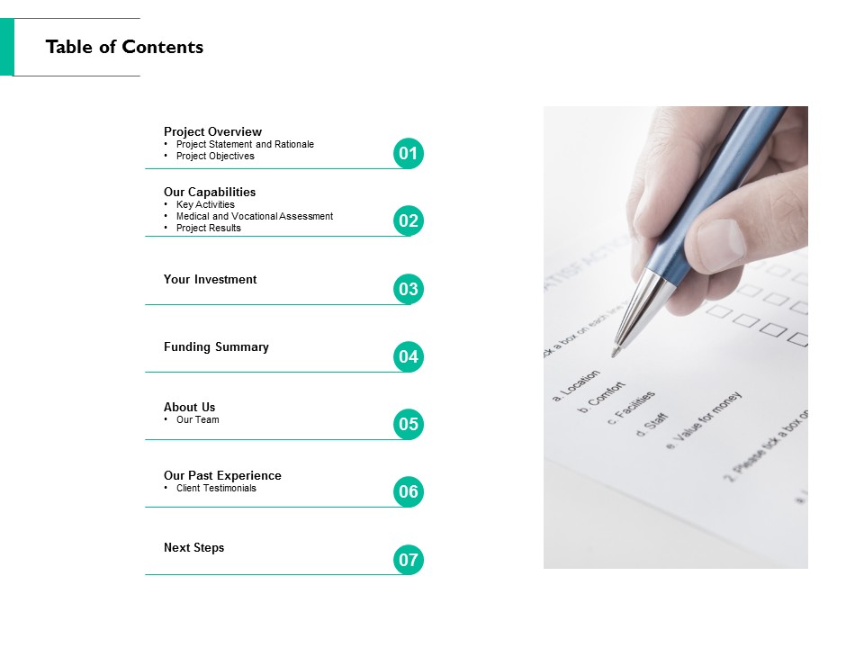 Table Of Contents Ppt PowerPoint Presentation Show Introduction