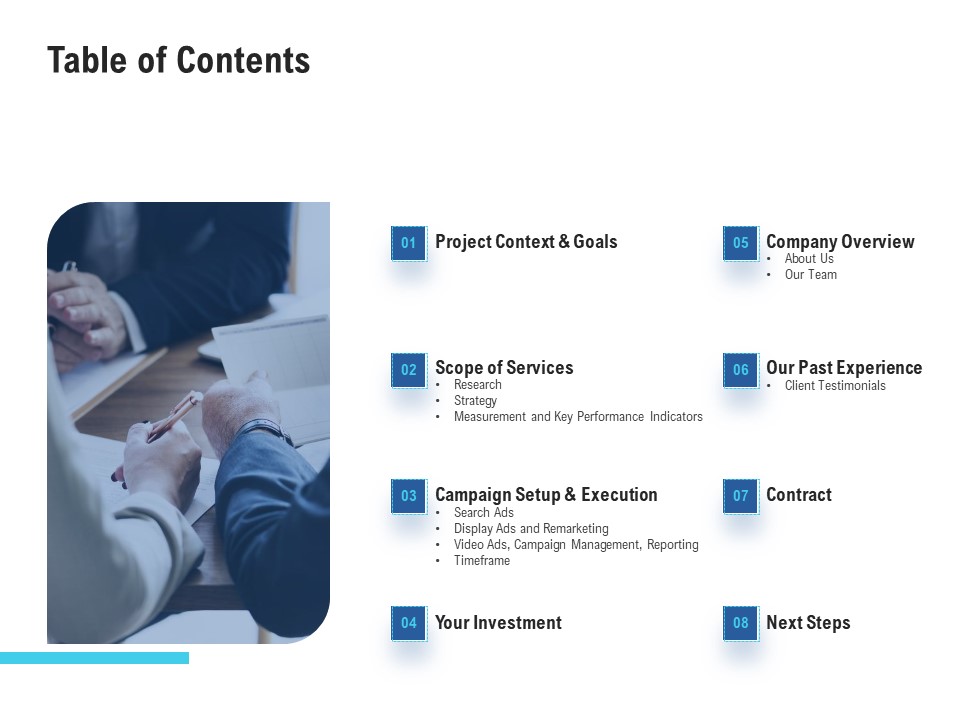 Table Of Contents Professional PDF