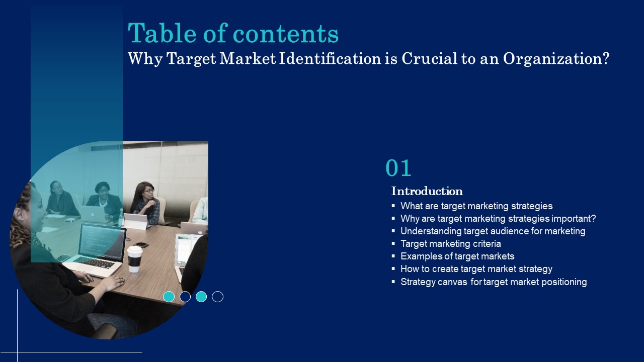 Table Of Contents Why Target Market Identification Is Crucial To An Organization Clipart PDF