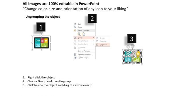 Tablet With Charts For Business Analysis Powerpoint Templates