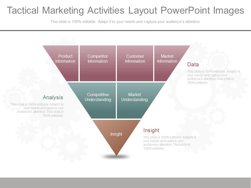 Tactical Marketing Activities Layout Powerpoint Images