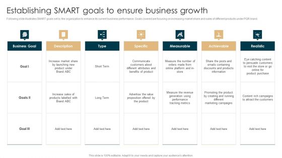 Tactical Planning Guide For Supervisors Establishing Smart Goals To Ensure Business Growth Guidelines PDF