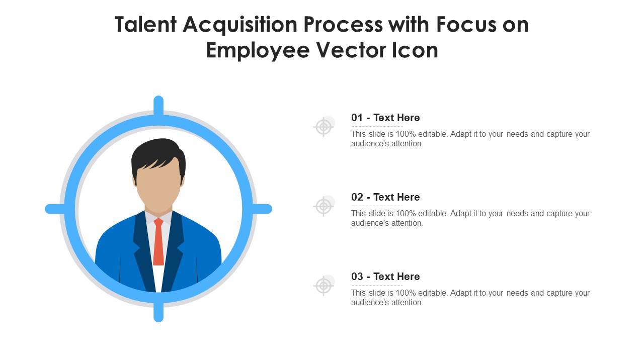 Talent Acquisition Process With Focus On Employee Vector Icon Ppt PowerPoint Presentation File Graphics Example PDF