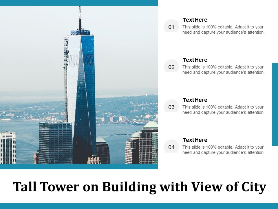 Tall Tower On Building With View Of City Ppt PowerPoint Presentation Slides Graphic Images PDF
