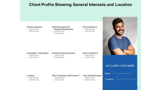 Target Customer Profile Goals Occupation Ppt PowerPoint Presentation Complete Deck