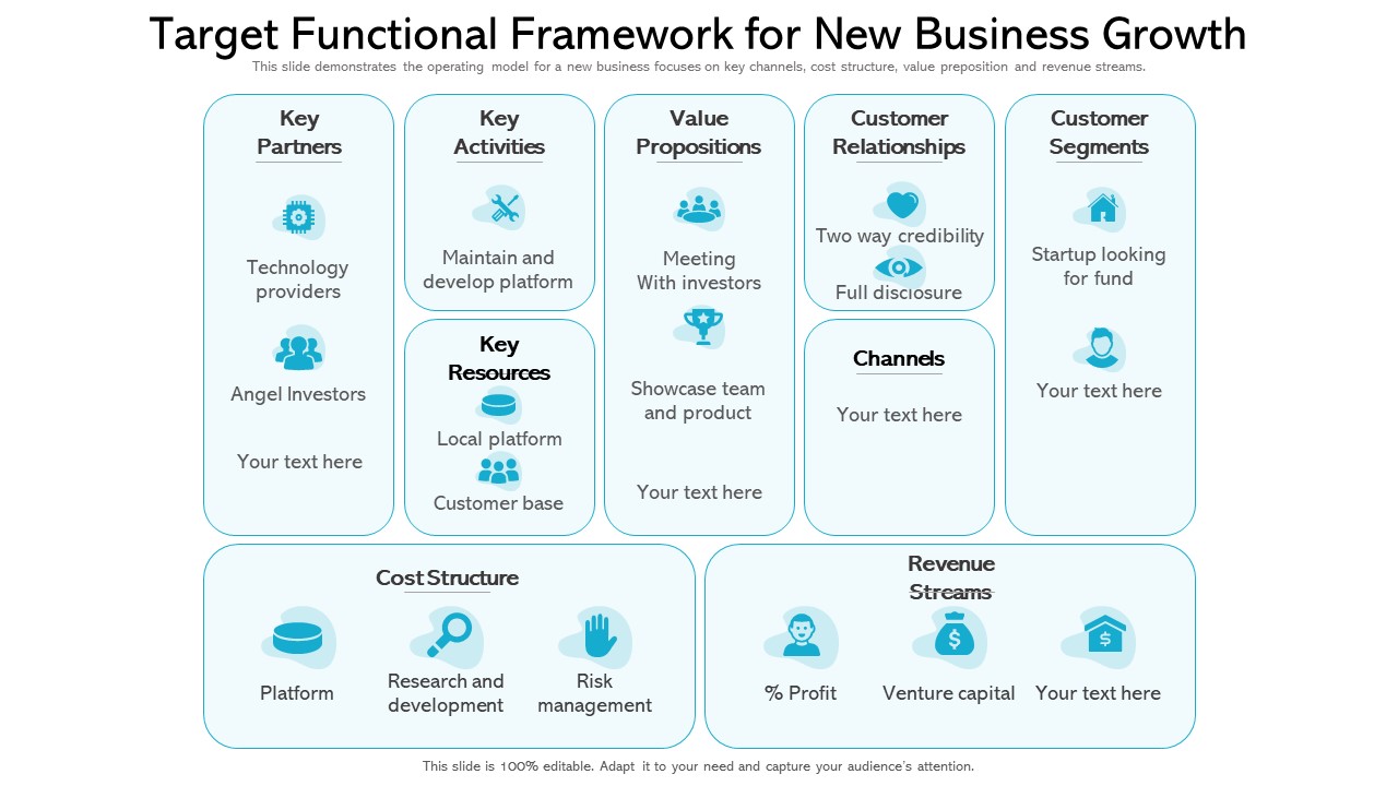 Target Functional Framework For New Business Growth Download PDF