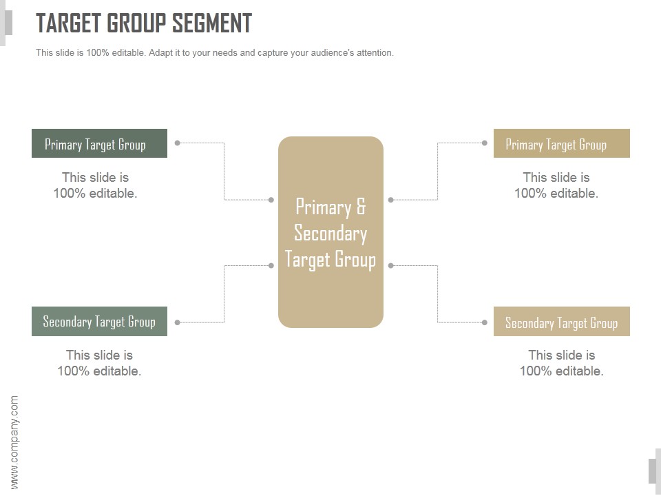 Target Group Segment Ppt PowerPoint Presentation Summary
