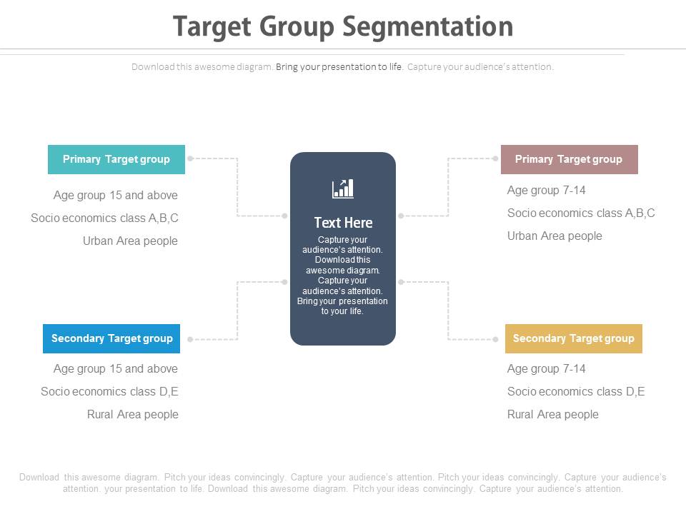 Target Group Segmentation Ppt Slides