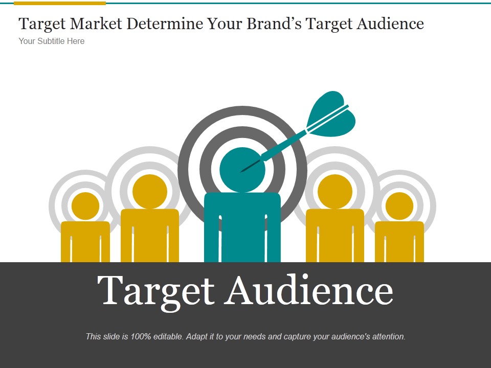 Target Market Determine Your Brands Target Audience Ppt PowerPoint Presentation Examples