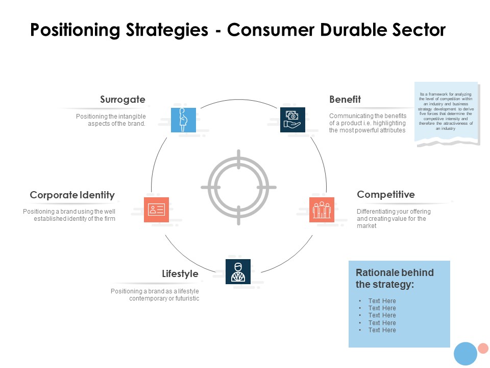 Target Market Positioning Strategies Consumer Durable Sector Ppt Summary Microsoft PDF