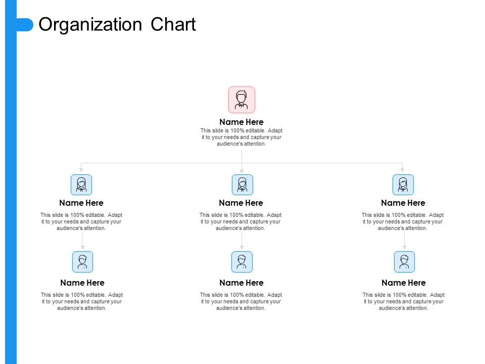Target Persona Organization Chart Ppt Visual Aids Files PDF