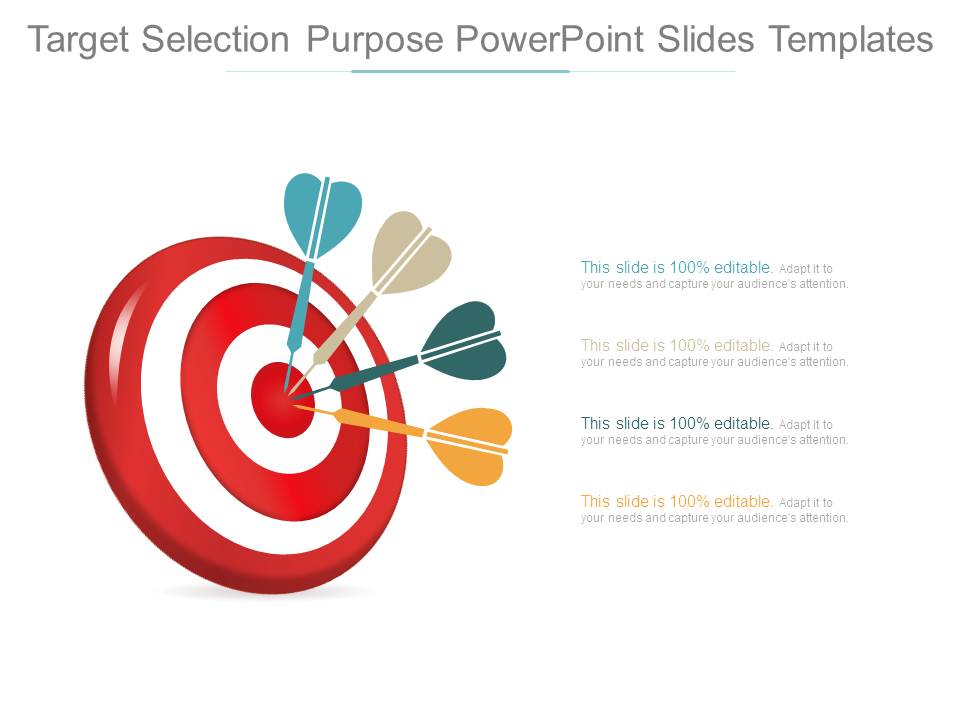 Target Selection Purpose Powerpoint Slides Templates