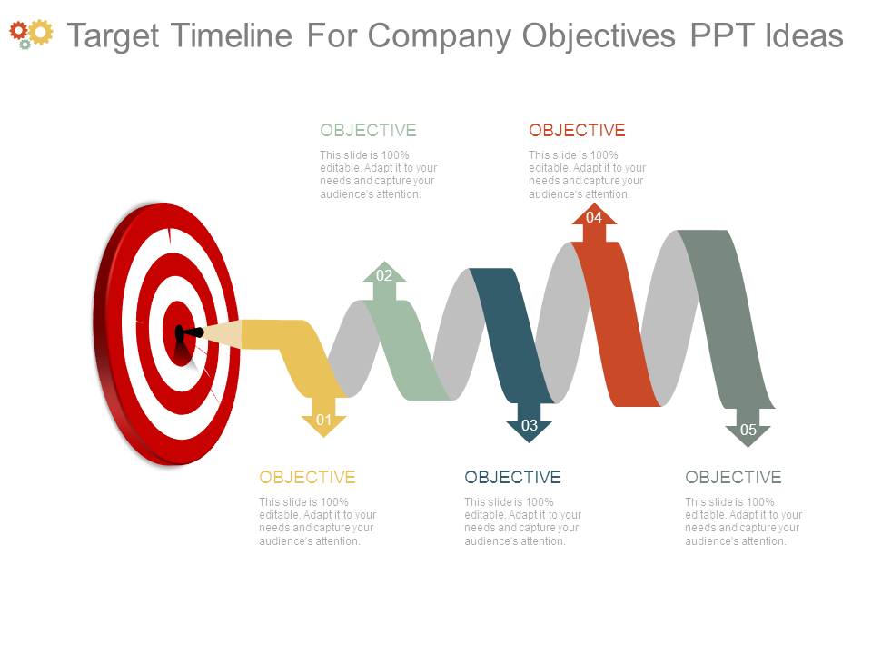 Target Timeline For Company Objectives Ppt Ideas