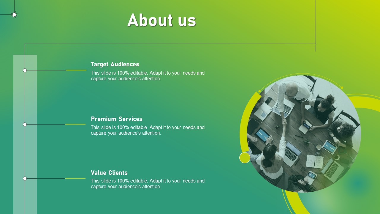 Targeted Marketing Strategic Plan For Audience Engagement About Us Slides PDF