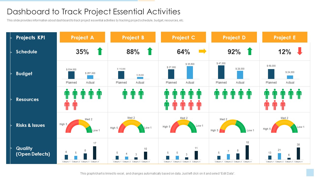 Task Management For Successful Project Delivery Dashboard To Track Project Essential Activities Pictures PDF