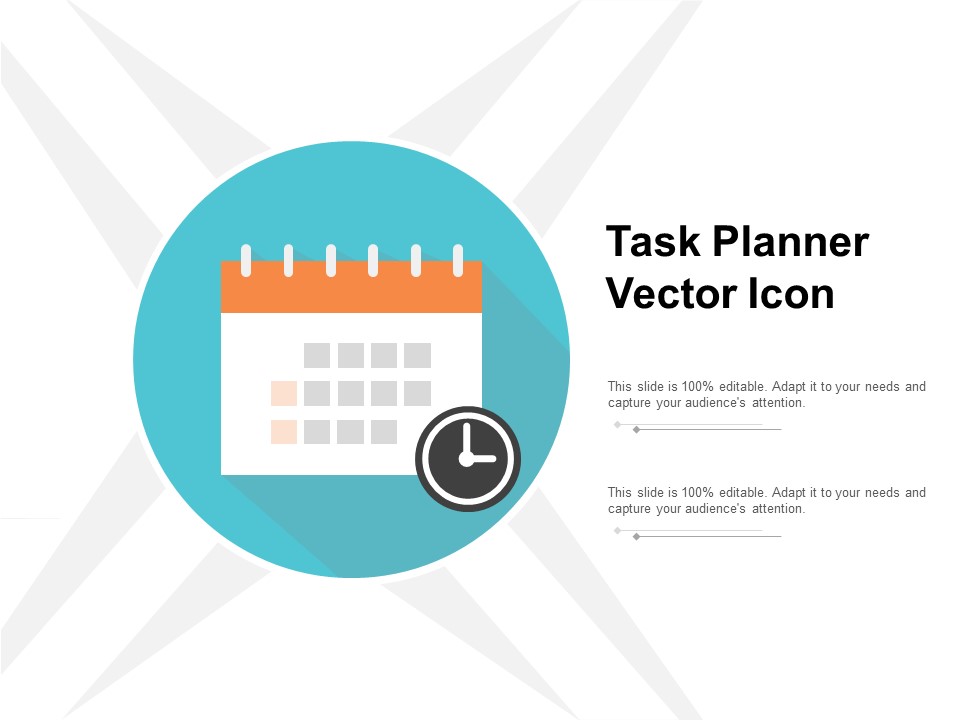 Task Planner Vector Icon Ppt PowerPoint Presentation Styles Maker