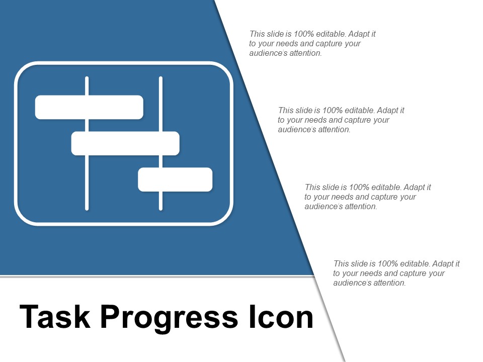 Task Progress Icon Ppt PowerPoint Presentation Model Summary