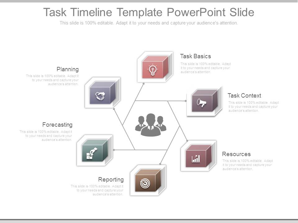 Task Timeline Template Powerpoint Slide