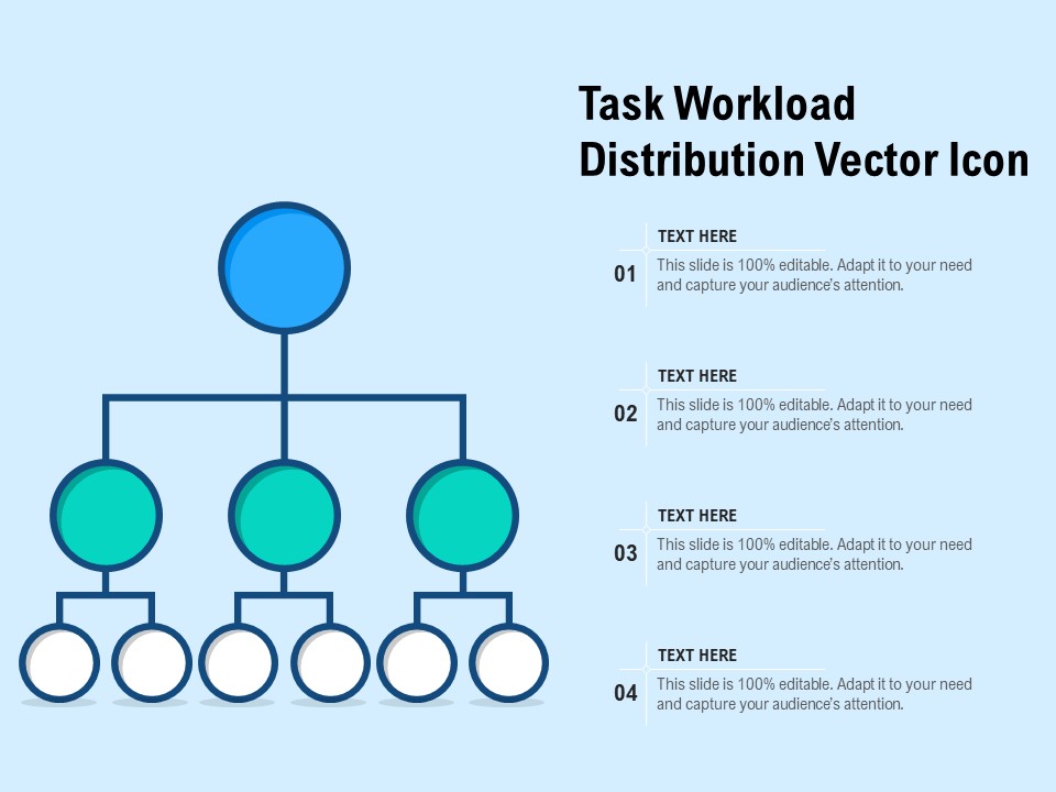 Task Workload Distribution Vector Icon Ppt PowerPoint Presentation Infographics Slides PDF