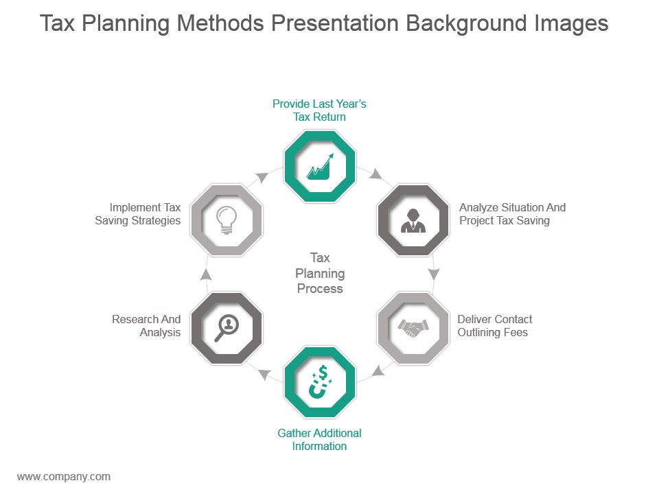 Tax Planning Methods Presentation Background Images