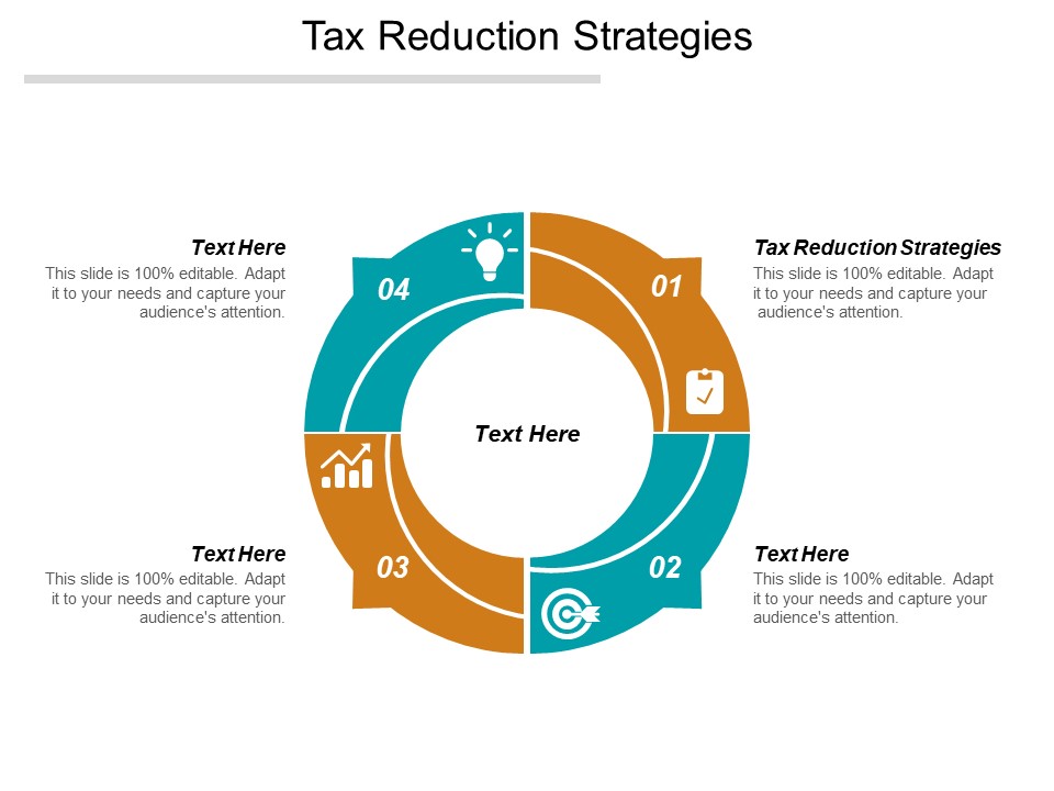 Tax Reduction Strategies Ppt PowerPoint Presentation Professional Format Cpb