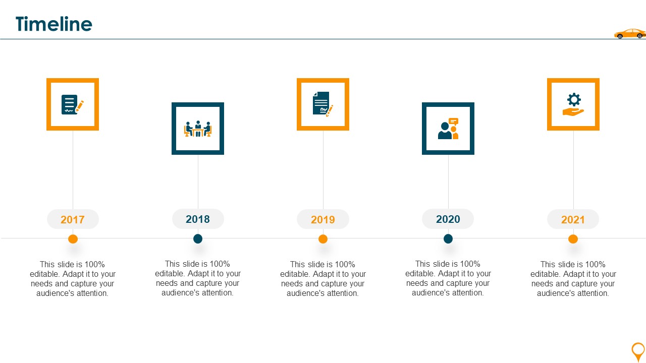 Taxi Aggregator Venture Capitalist Fundraising Timeline Elements PDF