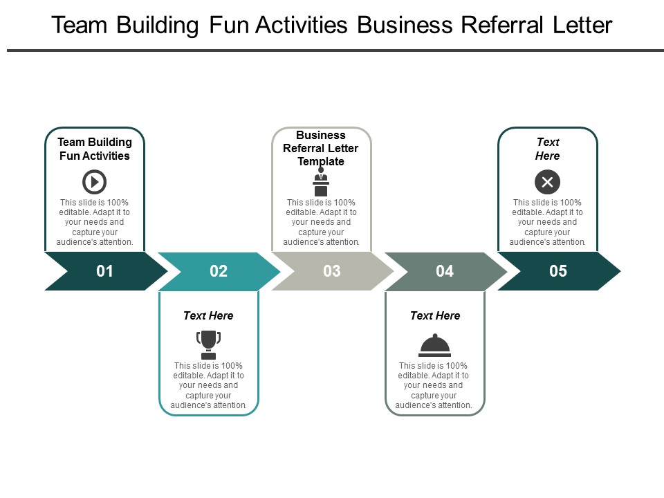 team building fun activities business referral letter template ppt powerpoint presentation icon good